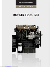 Kohler 2504 M Use And Maintenance