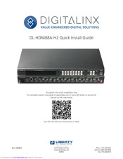 DigitaLinx DL-HDM88A-H2 Quick Install Manual