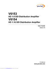 pro-bel V6153 User Manual