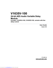 pro-bel V1635VD-100 User Manual
