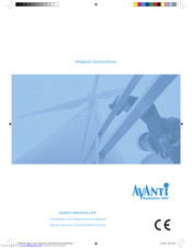 Avanti DOLPHIN A-V164 Original Instructions Manual