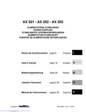 Metrix AX 502 User Manual