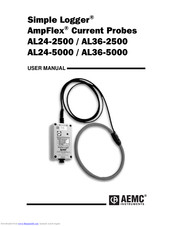 AEMC Simple Logger AmpFlex AL24-2500 User Manual