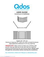 Qdos Construct-A-SafeGate User Manual