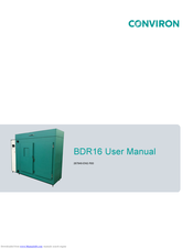 Conviron BDR16 User Manual