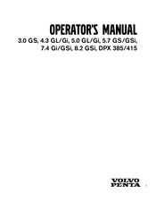 Volvo Penta 5.0 Gi Operator's Manual