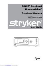 RX only stryker User Manual