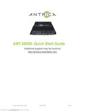 Antrica ANT-35000 Quick Start Manual