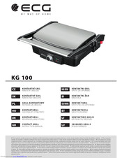 ECG KG 100 Instruction Manual