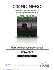 Pego 200NDINFSC User And Maintenance Manual
