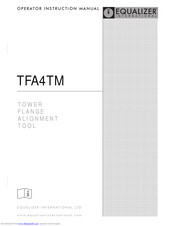Equalizer TFA4TM Operator's Instruction Manual