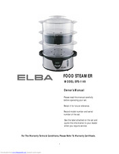 Elba EFS-1149 Owner's Manual
