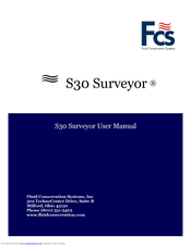 FCS S30 Surveyor User Manual