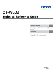 Epson OT-WL02 Technical Reference Manual