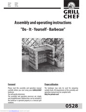 Grill Chef Do-It-Yourself-Barbecue 0528 Assembly And Operating Instructions