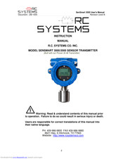 RC System SENSMART 3000 User Manual