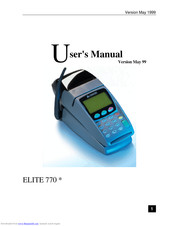 Ingenico Elite 770 User Manual