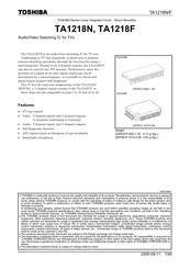 Toshiba TA1218F Manual