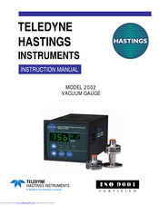 Hastings TELEDYNE 2002 Instruction Manual