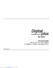 Lenz Digital Plus BM2 Manual