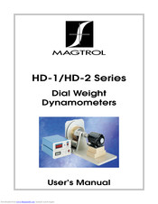 Magtrol HD-106-1 User Manual