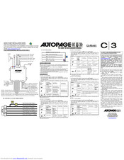 Autopage C3-RS-601 Quick Start Installation Manual