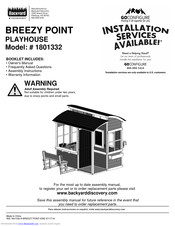 Backyard Discovery 1801332 Assembly Manual