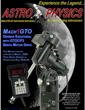 ASTRO-PHYSICS Mach1GTO Manual