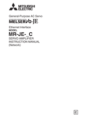 Mitsubishi Electric MR-JE-C Series Instruction Manual