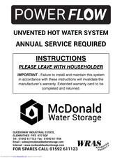MCDonald Powerflow Instructions Manual