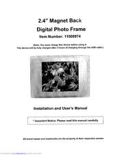 FourStar 11009974 Installation And User Manual