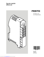 Festo CPX-E-1CI Manual
