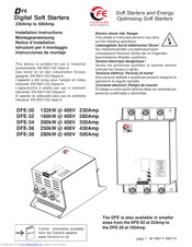 FAIRFORD ELECTRONICS LIMITED DFE-36 Installation Instructions Manual
