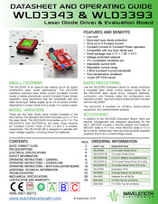 Wavelength Electronics WLD3343-2L Datasheet And Operating Manual