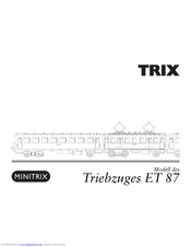 Trix Triebzuges ET 87 User Manual