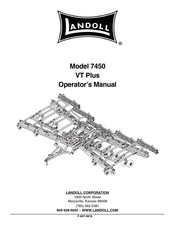 Landoll 7450 VT Plus Operator's Manual
