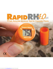Wagner Meters Rapid RH 4.0 EX Manual