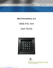 SN3 Innovations WDS-FX1 User Manual