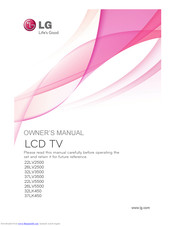 LG 26LV5500 Owner's Manual
