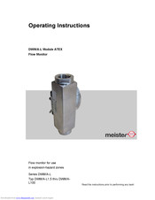 Meister DWM/A-L Operating Instructions Manual