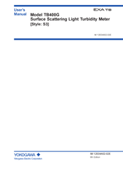 YOKOGAWA EXA TB TB400G User Manual