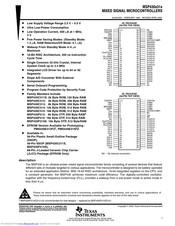 Texas Instruments PMS430E313FZ Manual