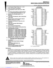 Texas Instruments MSP430C312 Manual