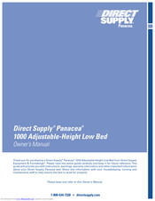 Direct Supply Panacea 1000 Owner's Manual