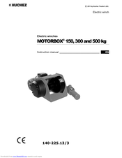 Huchez MOTORBOX 150 Instruction Manual