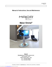 EUROTECNO S.R.L Maior Omnia Manual Of Instructions, Use And Maintenance