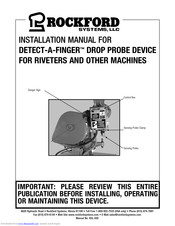 Rockford Fosgate Detect-A-Finger Drop Probe Device Installation Manual