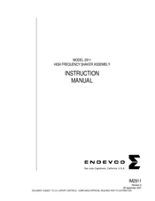 ENDEVCO 2911 Instruction Manual