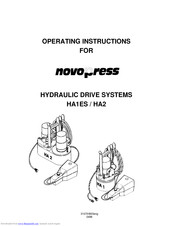 NovoPress HA1ES Operating Instructions Manual