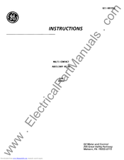 GE HFA54H Instructions Manual